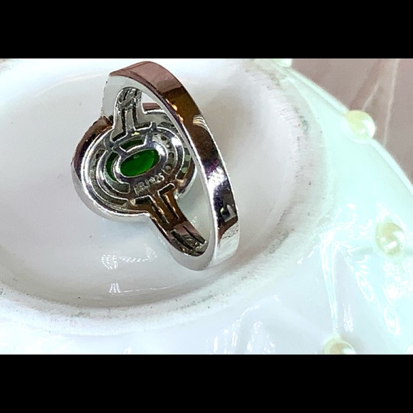 Rare Tsavorite Garnet, Chrome Diopside,Zircon Ring - Picture 6 of 7